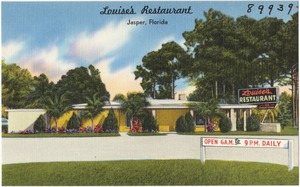 Louise's Restaurant, Jasper, Florida
