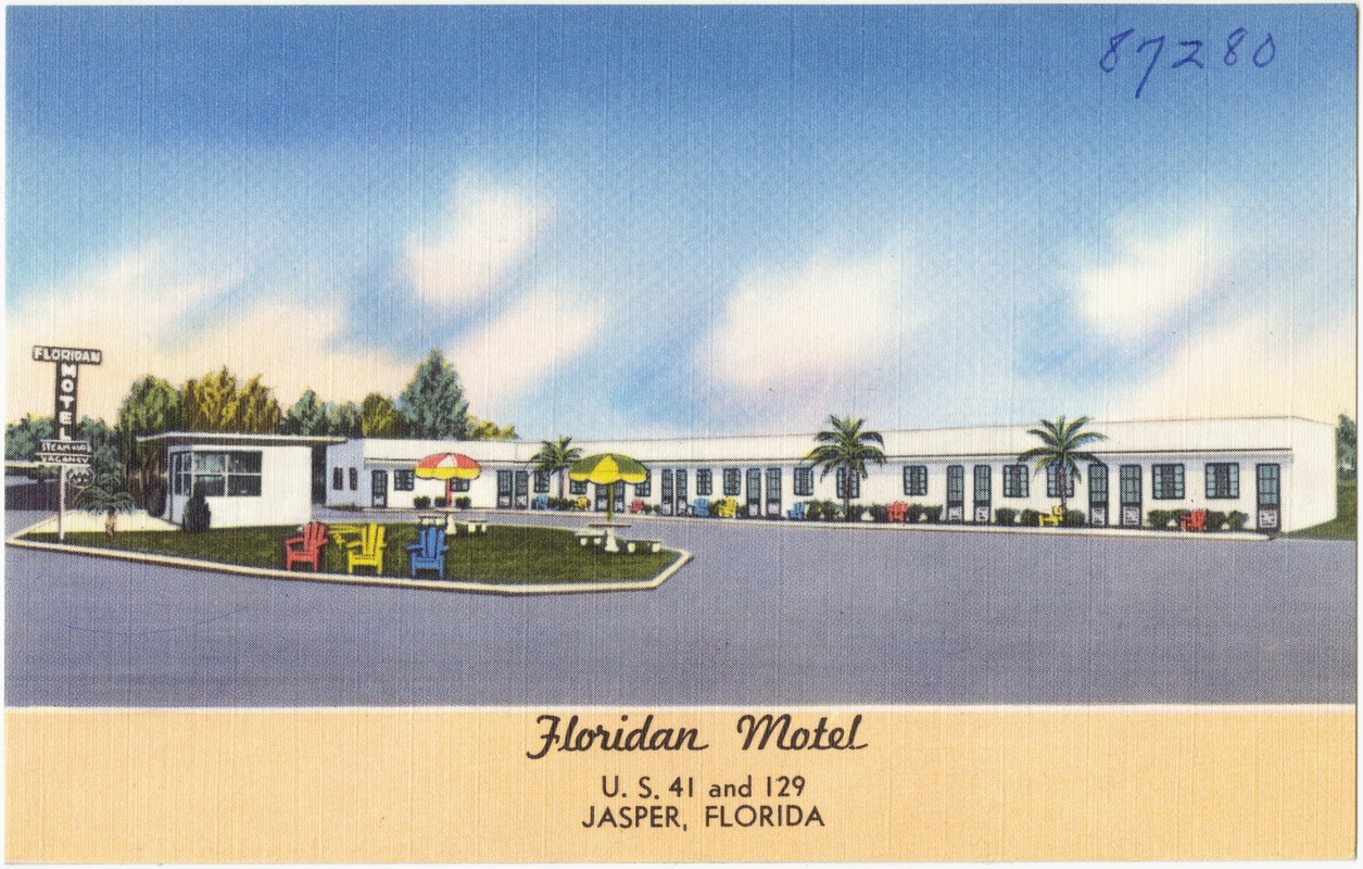 Floridian Motel, U.S. 41 and 129, Jasper, Florida