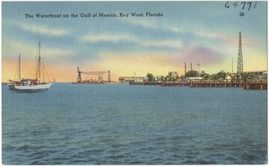 The waterfront on the Gulf of Mexico, Key West, Florida