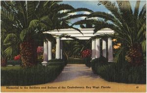 Memorial to the soldiers and sailors of the confederacy, Key West, Florida