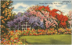Garden spot of Key West, Florida