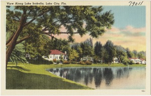 View along Lake Isabella, Lake City, Fla.