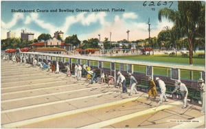 Shuffleboards courts and bowling greens, Lakeland, Florida