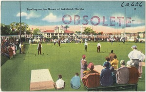 Bowling on the green at Lakeland, Florida
