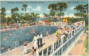 Municipal swimming pool, Lakeland, Florida