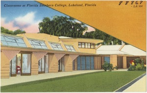 Classrooms at Florida Southern College, Lakeland, Florida