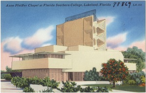Anne Pfeiffer Chapel at Florida Southern College, Lakeland, Florida