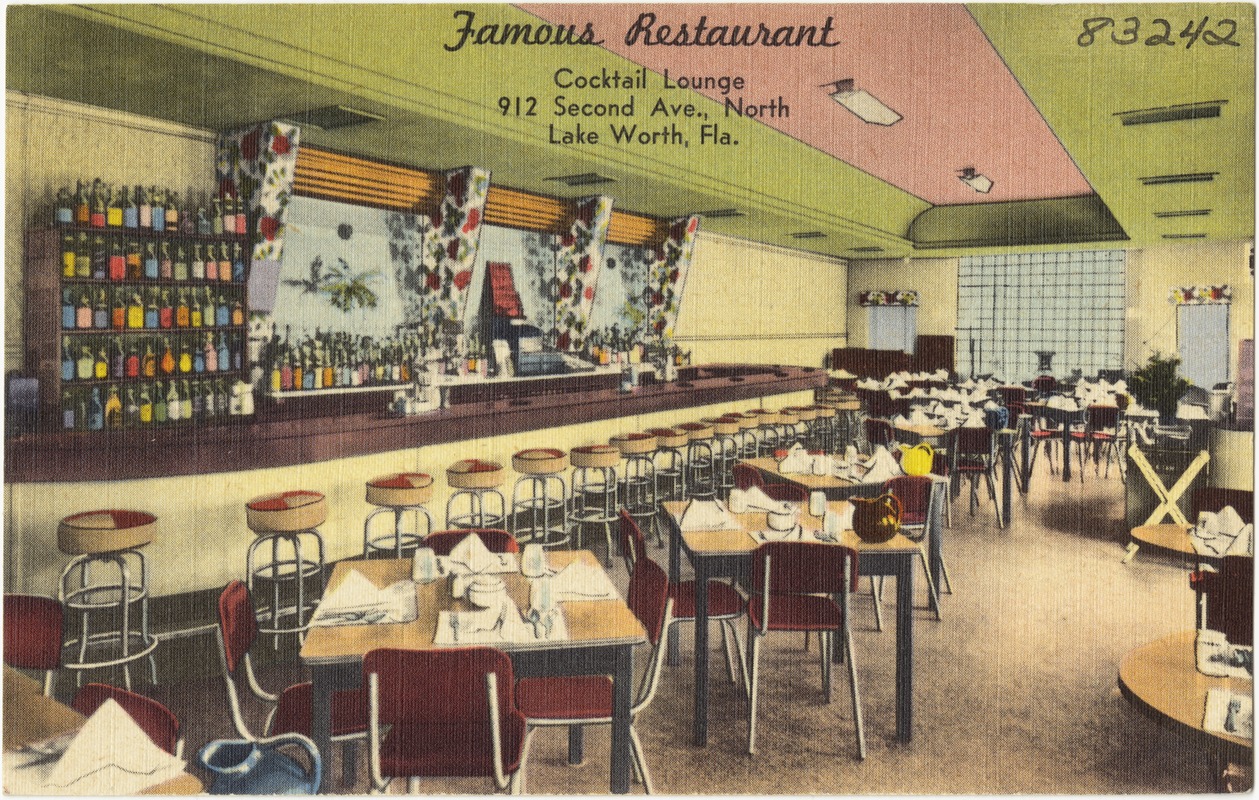 Famous Restaurant, cocktail lounge, 921 Second Ave., north, Lake Worth, Fla.