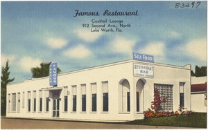 Famous Restaurant, cocktail lounge, 912 Second Ave., north, Lake Worth, Fla.