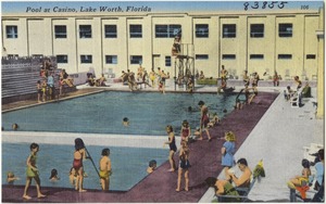 Pool at casino, Lake Worth, Florida