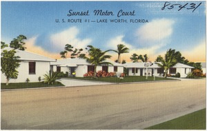Sunset Motor Court, U.S. Route #1- Lake Worth, Florida