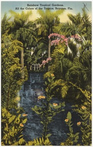 Rainbow Tropical Gardens. All the colors of the tropics, Boynton, Fla.