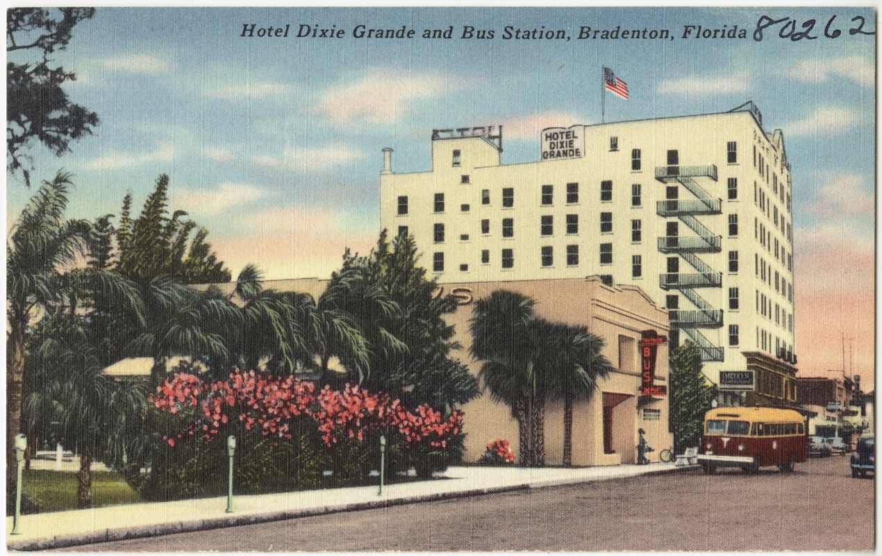 Hotel Dixie Grande and Bus Station, Bradenton, Florida