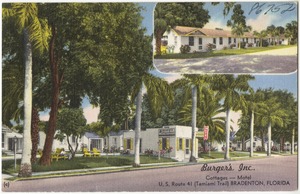 Burger's Inc. Cottages- Motel, U.S. Route 41 (Tamiami Trail) Bradenton, Florida