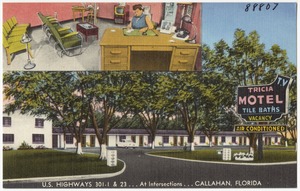 Tricia Motel, U.S. highways 301-1 & 23...at intersections... Callahan, Florida
