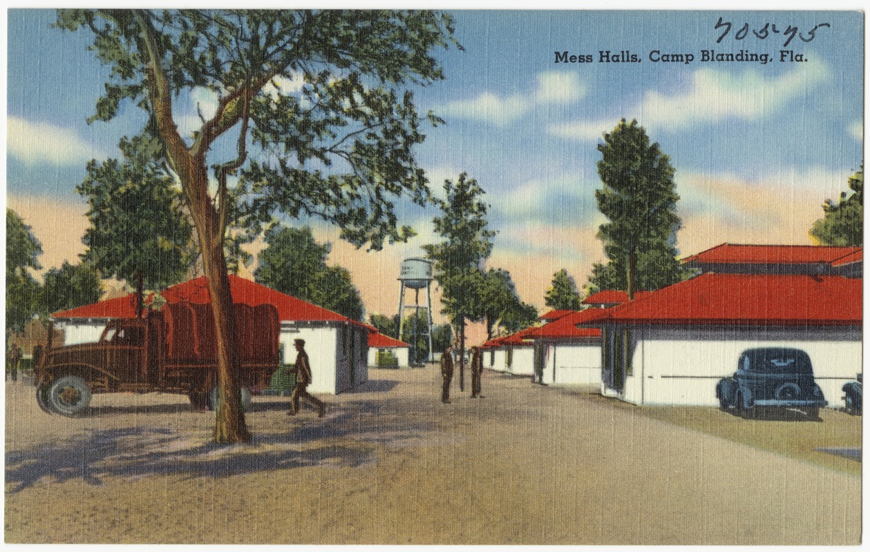 Mess halls, Camp Blanding, Fla.