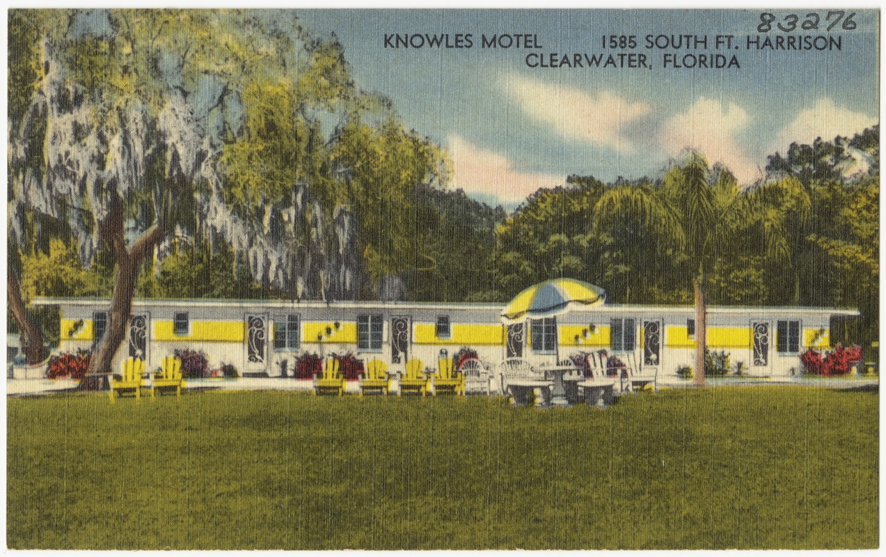 Knowles Motel, 1585 South Ft. Harrison, Clearwater, Florida