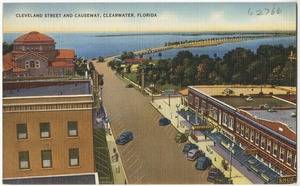 Cleveland Street and causeway, Clearwater, Florida