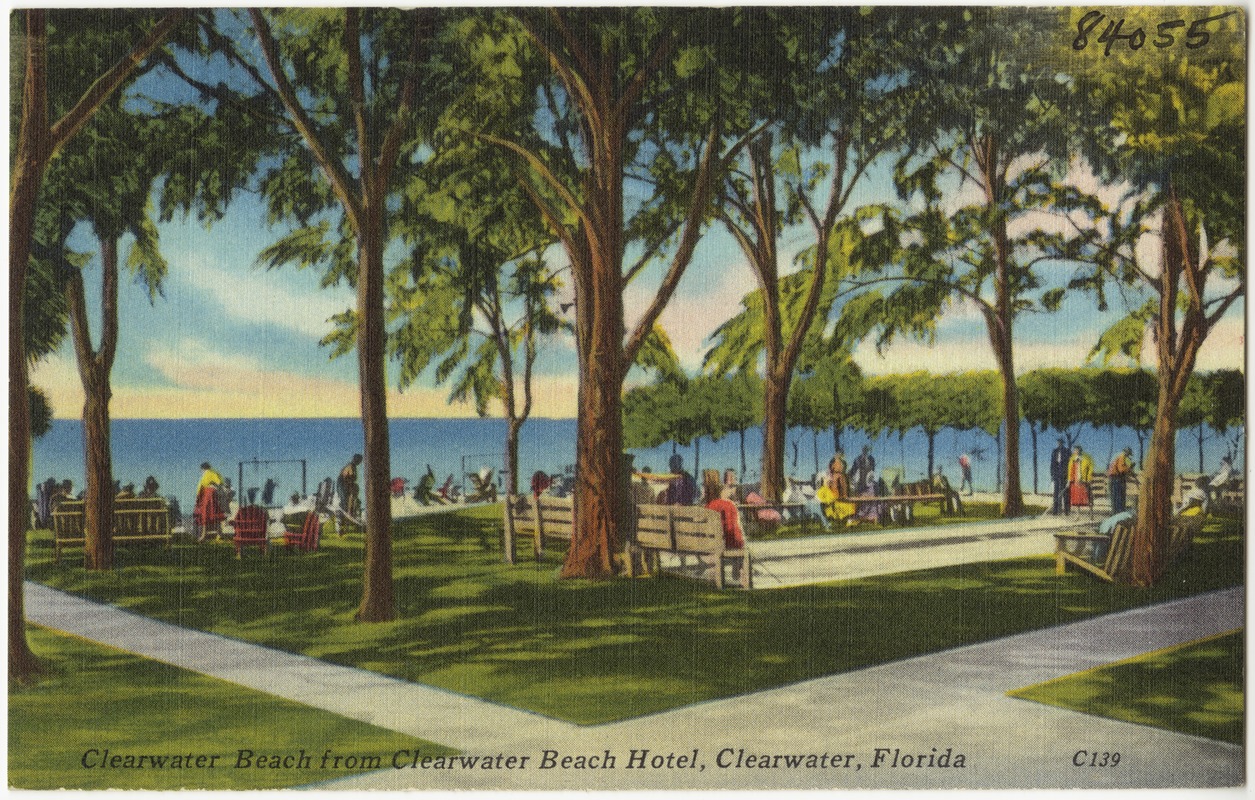 Clearwater Beach from Clearwater Beach Hotel, Clearwater, Florida