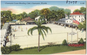 Clearwater lawn bowling club, Clearwater, Florida