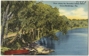 View along the beautiful Indian River, Cocoa-Rockledge, Fla.