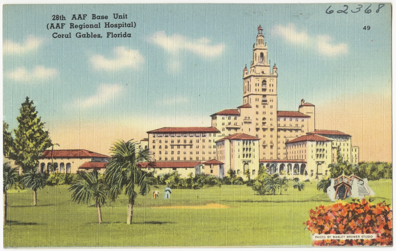 28th AAF Base Unit (AAF Regional Hospital) Coral Gables, Florida