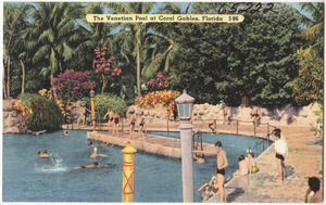 The venetian pool at Coral Gables, Florida