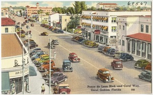 Ponce de Leon Blvd. and Coral Way, Coral Gables, Florida