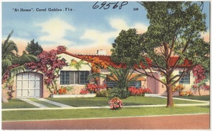 "At home", Coral Gables, Fla.