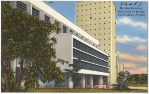 Merrick building, University of Miami, Coral Gables, Florida
