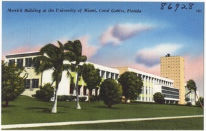 Merrick building at the University of Miami, Coral Gables, Florida