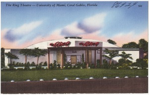 The ring theatre- University of Miami, Coral Gables, Florida