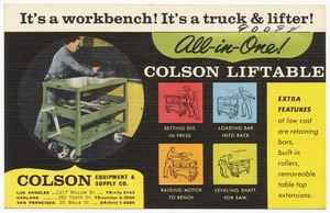 Colson Liftable, Colson Equipment & Supply Co.