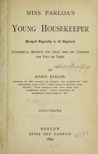 Miss Parloa's young housekeeper