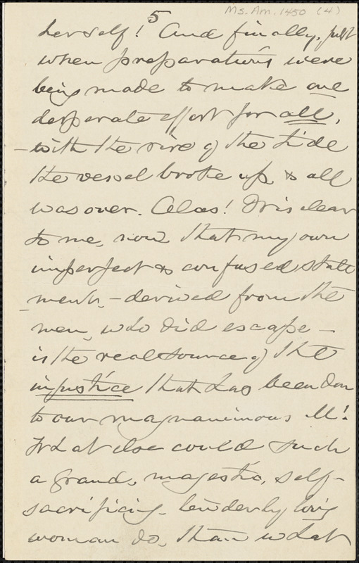 William Henry Channing manuscript letter (fragment) to [Thomas Wentworth Higginson], 27 November 1884