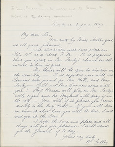 Hiram Fuller manuscript letter to Ralph Waldo Emerson, Providence, Rhode Island, 6 July 1837