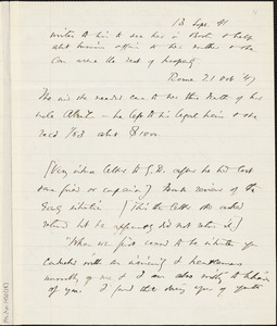 Thomas Wentworth Higginson manuscript extracts, 188-?