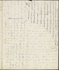 Margaret Fuller autograph letter signed to W.H. Channing, Jamaica Plain., 22 March 1840