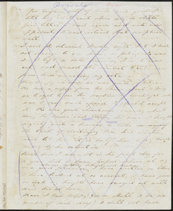 Margaret Fuller autograph letter to William Henry Channing, 25-28 October 1840