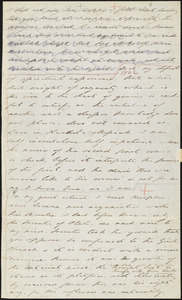 Margaret Fuller autograph letter (incomplete) to William Henry Channing, Cambridge, Mass., 17 June 1843