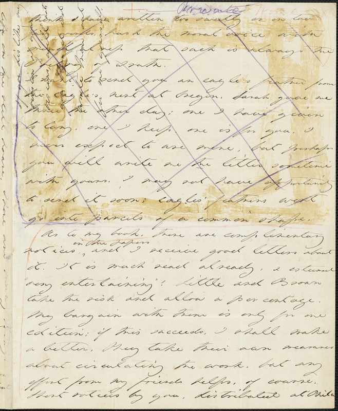 Margaret Fuller autograph letter to William Henry Channing, June 1844