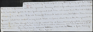 Margaret Fuller manuscript (copied fragment) to William Henry Channing, 184-?