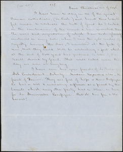 Margaret Fuller manuscript (copy), Paris, 24 December 1846