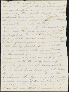 Margaret Fuller autograph manuscript, 184-?