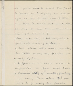 Margaret Fuller manuscript (copy), 182-?