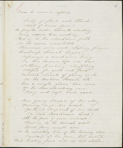 Margaret Fuller autograph manuscript extracts, 184-?
