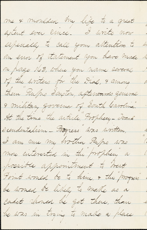S. Willard Saxton autograph letter signed to Thomas Wentworth Higginson, Washington, D.C., 10 July 1884