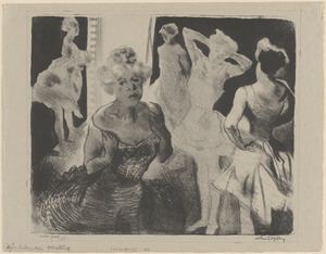 A dancer panting