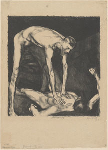 Jesus and a leper