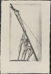 Jesus raised on the Cross